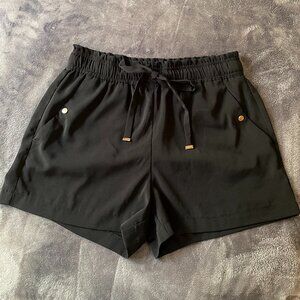 Dynamite Satin Shorts Black Small
